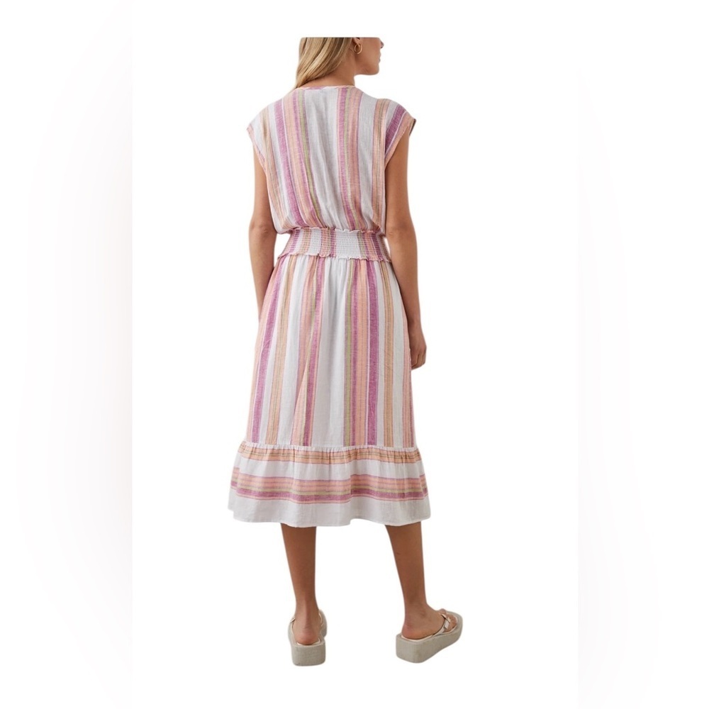 Rails Ashlyn Dress in Hibiscus Stripe Size Small - Picture 3 of 8